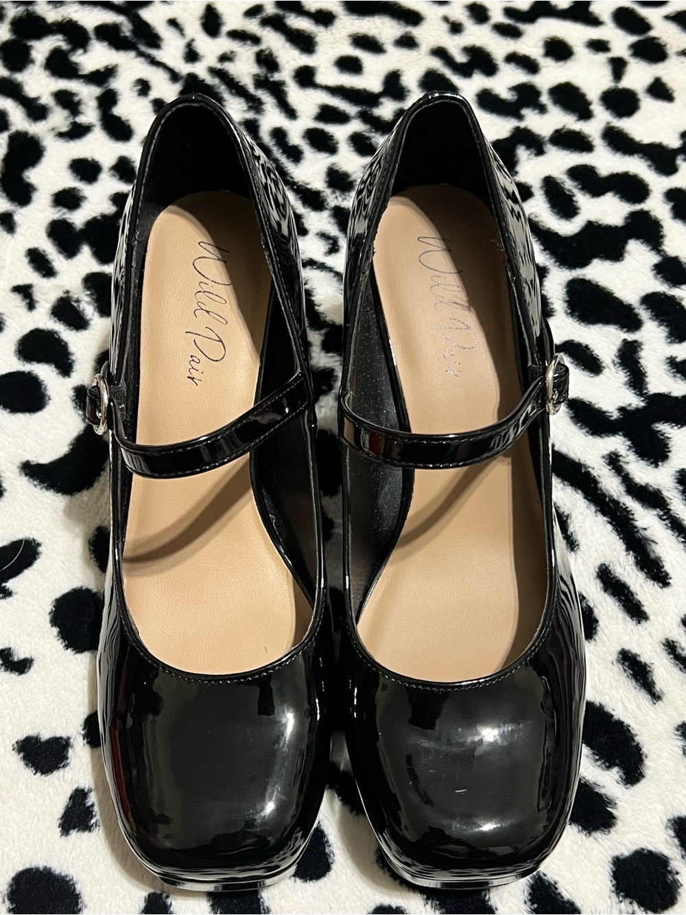 NWB Wild Pair Women's Vaneciaa Mary Jane Square Toe Pumps - US 10